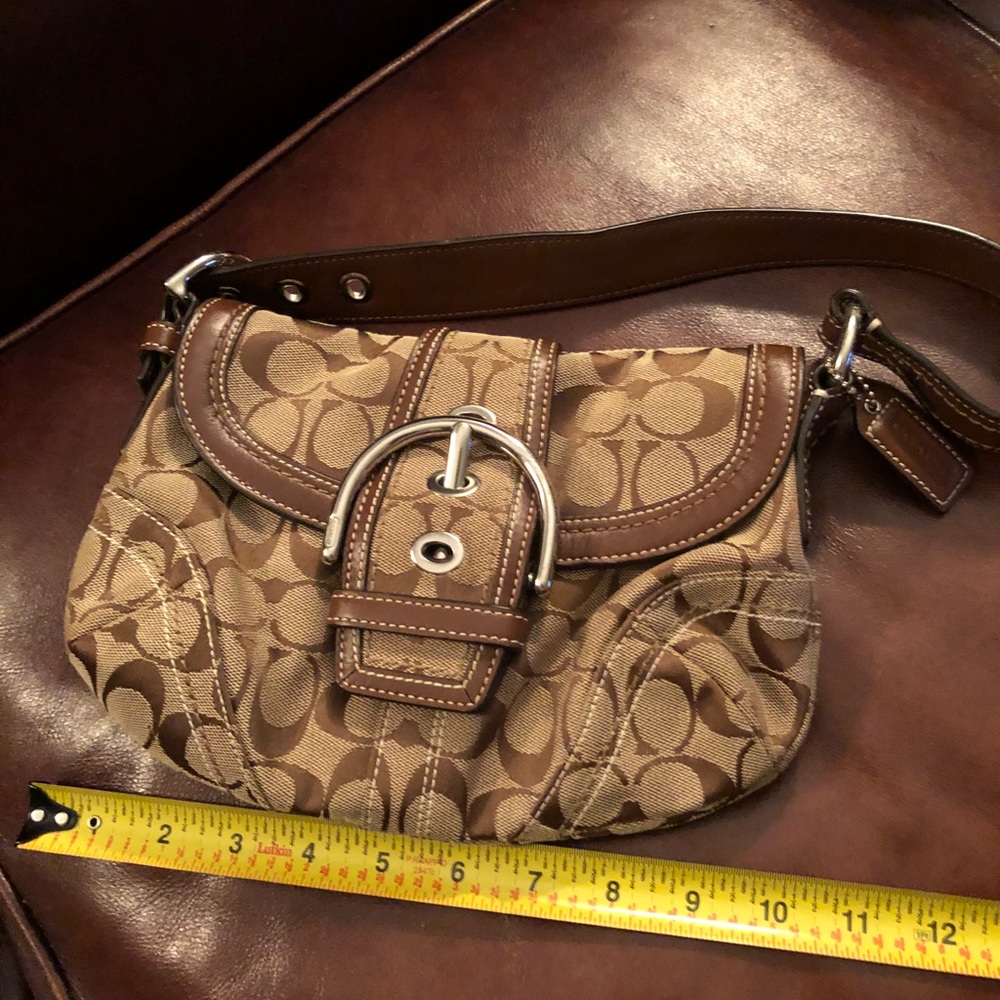Brown/tan Coach bag